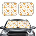 thumbnail image 2 of Haiem Squirrel Maple Leaves And Nuts Car Windshield Sun Shade (2 Pieces) Foldable Windshield Sun Shade Car Accessories for Truck SUV Pickup-Large, 2 of 7