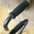 HealthSmart Quad Walking Cane, Sit to Stand Walker, Adjustable Canes