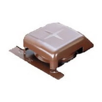 Airhawk 40 In. Brown Galvanized Steel Slant Back Roof Vent RVG40080 Pack of 9