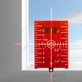 thumbnail image 1 of Tarjeta de objetivo de nivel láser vertical/horizontal Placa de haz de línea roja/verde (roja) Sywqhk Para estrenar, 1 of 9