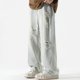 thumbnail image 3 of Pantalones vaqueros de longitud completa para hombre, de moda, informales, desgastados, irregulares, con agujeros, de pierna recta, pantalones de mezclilla para hombre., 3 of 5