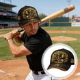 thumbnail image 4 of 250th Anniversary Sunshade Baseball Cap, Outdoor Tongue Hat for Men and Women with Commemorative Patch for Independence Day,July 4th Decorations, 4 of 5