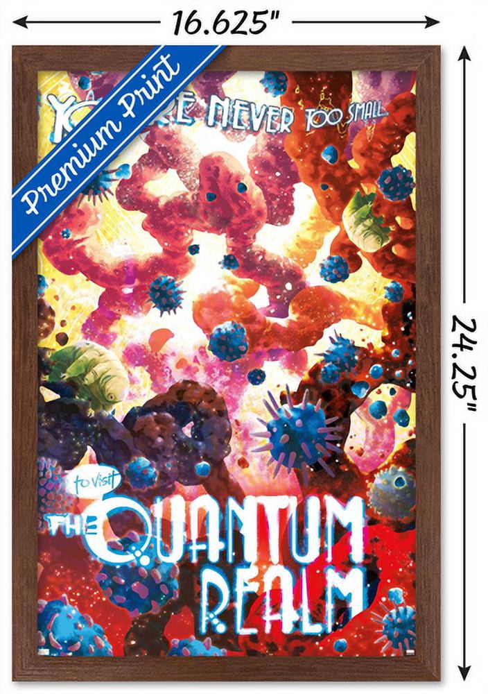 Marvel: Hero Lands - Quantum Realm Wall Poster, 14.725" x 22.375" Framed