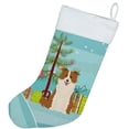 thumbnail image 2 of Carolines Treasures Merry Christmas Tree Border Collie Red White Christmas Stocking Large multicolor, 2 of 2