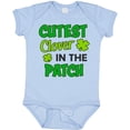 thumbnail image 3 of Inktastic Cutest Clover in the Patch with Four Leaf Clovers Boys or Girls Baby Bodysuit, 3 of 5
