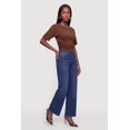 thumbnail image 3 of Women's Side Ruched Crew Neck Short Sleeve T-Shirt, 3 of 4
