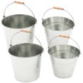 thumbnail image 5 of YSNOOWE Iron Ash Buckets for Barbecue Equipment 2Pcs 10.4x9.8x8.7in, 5 of 6