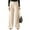 Beige, variant on Women Suit Pants Wide Leg Stretchy Business Pants High Elastic Waist Office Casual Trousers Tall Elegant Dress Pants with Pockets Black L