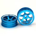 thumbnail image 4 of Juego de llantas de rueda de actualización de 0,8 "para WLtoys escala 1:28 todos los modelos P939 K979 K989 RC Car Azul perfke Llanta de rueda de coche azul RC, 4 of 4