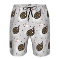 thumbnail image 3 of Salouo Cute Swan Pattern Swim Trunks for Men,Men's Hawaiian Bathing Suit Swimsuits Quick Dry Swimming Board Shorts Beach Shorts with Pockets-Medium, 3 of 6