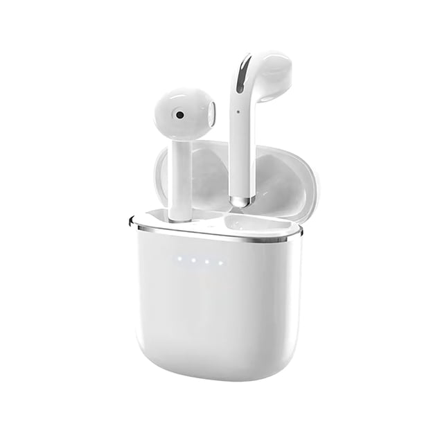 Sidaley Auriculares compatibles con Bluetooth Inalámbricos con micrófono Auriculares internos Auriculares con cancelación de ruido Electrónica Cables de audio/vídeo Blanco Luz LED