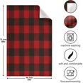thumbnail image 3 of Dreamtimes Merry Christmas Buffalo Plaid Kitchen Towels Dish Bar Tea Towel Dishcloths Set of 4 Super Absorbent Soft 18 x 28 inches, 3 of 7