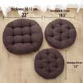 thumbnail image 2 of 1 Pcs Chair Cushions for Dining Chairs Thickened Lining Chair Pads, Cotton and Linen Fabric Chair Cushions Machine Washable Seat Cushions, 2 of 12