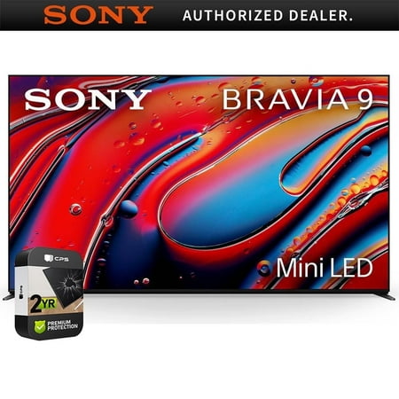 Restored Sony K65XR90 BRAVIA 9 65 inch 4K HDR Smart QLED Mini-LED TV 2024 Bundle with 2 YR CPS Enhanced Protection Pack (Refurbished)