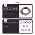 thumbnail image 2 of destyer U-Part Perruques Pinces Accessoires Cheveux Tissage Peignes à Fil Résistant à l'Usure Coloré à la Mode Fournitures Accessoire à la Maison Noir, 2 of 6