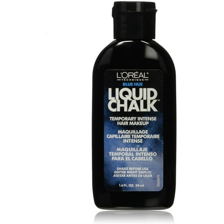 L'Oreal Liquid Chalk Temporary Intense Hair Makeup Blue Hue 1.6 (Best Hair Chalk Brand)