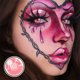 thumbnail image 5 of UYAAI 2 piezas/par de lentes de contacto de color para cosplay, accesorios de anime, lentes de contacto naranjas y multicolores, lentes de contacto de colores para Halloween, 5 of 5