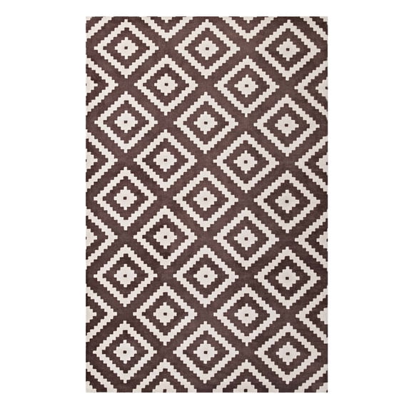 Modern Contemporary Urban Design Living Lounge Room Area Rug Runner Floor Carpet, Fabric, Multi Brown