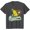Dark Heather, variant on Funny Let's Go Bananas Baseball Shirt Cute Banana Youth T-Shirt For Boy Girl Kids Toddler, Dark Heather Color, Short Sleeve Tee, Size XS