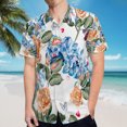 thumbnail image 5 of High Quality Hawaiian Shirts for Men Short Sleeve Aloha Beach Shirt Floral Summer Casual Button Down Shirts Blouses 3WGNO2, 5 of 7