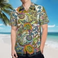 thumbnail image 5 of High Quality Hawaiian Shirts for Men Short Sleeve Aloha Beach Shirt Floral Summer Casual Button Down Shirts Blouses XDMRNW, 5 of 7