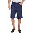 thumbnail image 2 of (2 pack) Turtle Bay New York Men's Stretch Waist Pull On Shorts in Twill Fabric - Free of Buttons & Snaps, 2 of 5