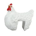 thumbnail image 4 of Chicken Fence Decoration Funny Farm Sculpture Chicken Decorations for Home Garden Stairs,Farm,Patio,Backyard,Resin Craft Chicken Wiht Garden Figurine Statue,1 pcs, 4 of 9