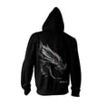 thumbnail image 2 of Within Temptation - Sudadera con Cremallera Hydra Cabeza para Adultos Unisex (Negro), 2 of 2