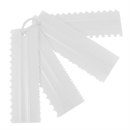 

4 Pcs 1 Set Silicone Cream Spreading Blades Convenient Cake Scraping Plates