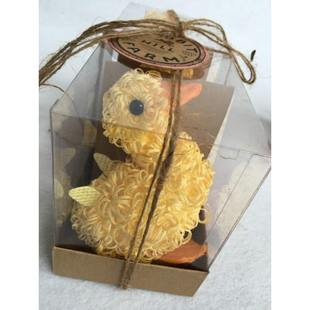 Easter 3 Ducklings With Curly Feathers