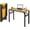 Yellow, variant on Folding Desk, 39 Inch Foldable Table No Assembly Required,Warm White Small Desk for Office,Space-Saving Table for Bedroom, Dorm, RV