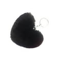 thumbnail image 2 of Heart Shape Hair Pendant Handbag Decor Keychain Key Buckle Ring Shoulder Bag Hanging Ornaments, 2 of 4