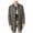 Black - blkwht, variant on Ryan Seacrest Mens Plaid Overcoat Dress, Black, Plus Size, 48