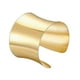 thumbnail image 3 of Brazalete para mujer jinwen pulsera envolvente abierta ancha dorada, 3 of 8