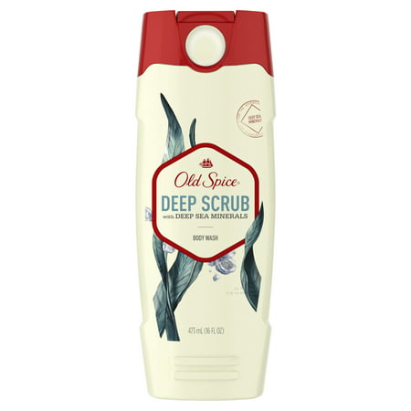 Old Spice Body Wash for Men Deep Scrub with Deep Sea Minerals Scent Inspired by Nature 16