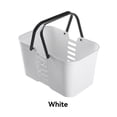 thumbnail image 2 of Monstrate Cesta de ducha, bolsa de limpieza de plástico, práctica caja de almacenamiento multifuncional para de baño, suministros para campamento Almacenamiento y organización del hogar Blanco Monstrate HA080946-01, 2 of 6