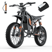 Moveloop Electric Bike for Adults, Peak 3000W Motor, 48V 22.4AH Ebike, 19" Off-Road Tire, 28MPH, Max 80 Miles Range, Hydraulic Brake, Full Suspension, UL2849