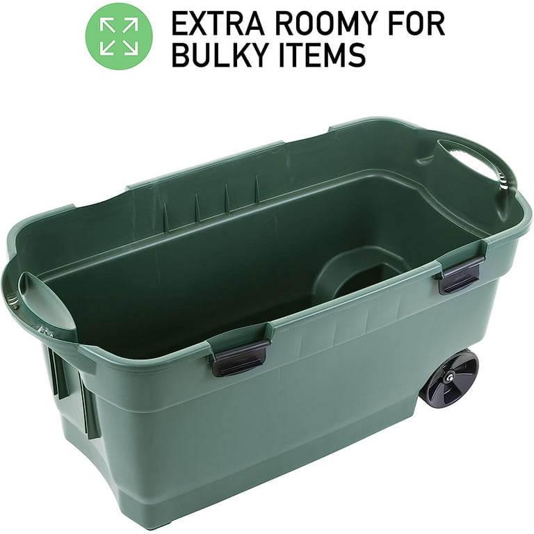 Rubbermaid® Roughneck™ Wheeled Storage Box - Candor Janitorial Supply