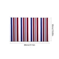 thumbnail image 3 of Diceymbol Red White Blue Striped Woven Doormat with Non Slip Backing for Front Door Entryway Patio Decor 32In, 3 of 7