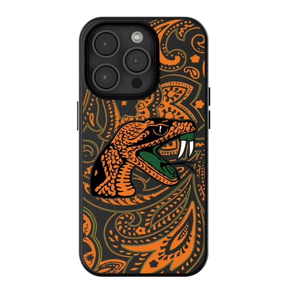 Keyscaper Florida A&M Rattlers Paisley iPhone Magnetic Bump Case