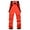 Orange, variant on Men's Snow Sports Cargo Pants Waterproof Windproof Ski Pants Hiking Travel Outdoor Snowboard Bib Overalls Army Green,S