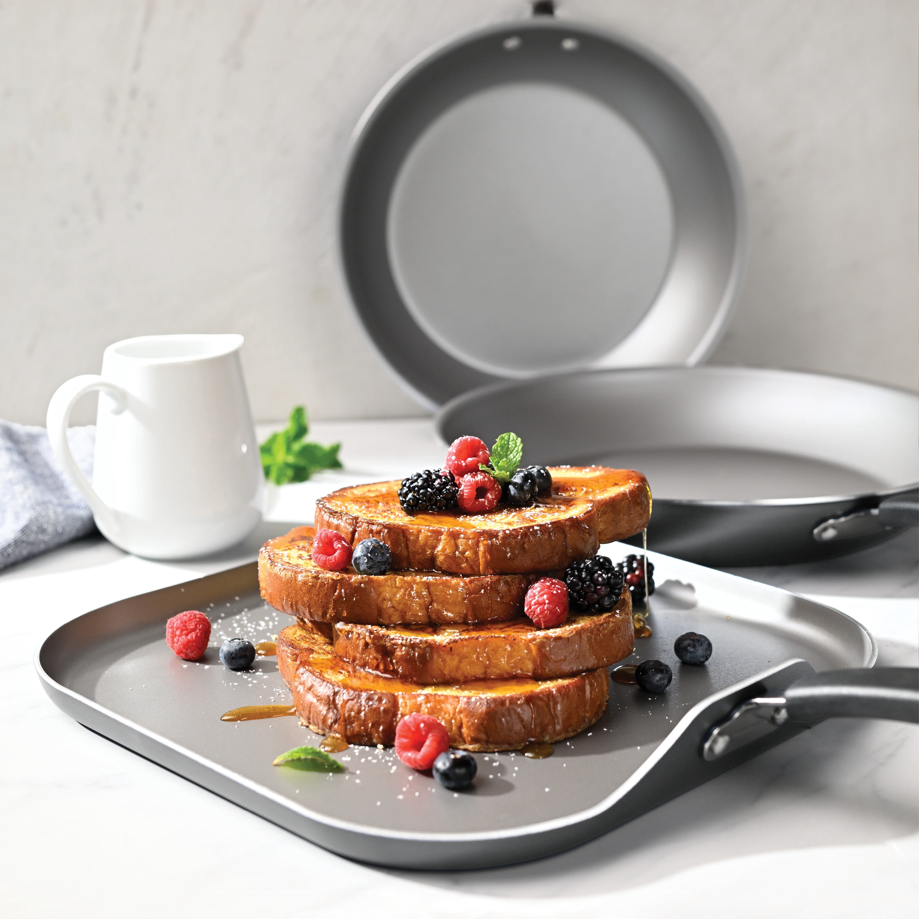 Tramontina Primaware 18-Piece Nonstick Cookware Set, Asphalt