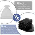 thumbnail image 5 of Tripumer 200 Pcs Drawstring Organza Bags Organza Pouches 3x4 inch Small Sachet Jewelry Gift Bags for Jewelry Party Festival Candy Bathroom Soaps Black, 5 of 8