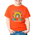 thumbnail image 3 of Hienoo Big Girls "Be Kind" Theme T-Shirt Letter Print Short Sleeve Casual Unisex T Shirt, 3 of 3