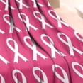thumbnail image 3 of Pink Breast Cancer Blanket,Comfortable Soft Flannel Throw Blanket,All Season,Warm Lightweight Blankets for Sofa Bed Couch Living Room Chair,30"x40", 3 of 4