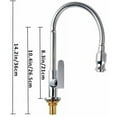 thumbnail image 2 of Single Hole, Single Handle, Cold Water Laundry Tap 360° Rotating Outdoor Kitchen Faucet, 2 of 5