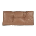 thumbnail image 2 of Klear Vu The Gripper Non-Slip Tufted Omega Universal Bench Cushion, 30" x 14 x 3", Chestnut, 2 of 4
