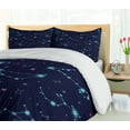 thumbnail image 5 of Ambesonne Astrology Duvet Cover Set, Horoscope Sign Dots, 2-Calking, Mint Green Purple, 5 of 7
