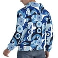 thumbnail image 6 of Fotbe Men's Hoodie with Evil Eye Pattern - Kangaroo Pocket Pullover Hooded Sweatshirt, Perfect for Daily Wear, Travel, and Home-Large, 6 of 7