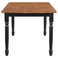 thumbnail image 5 of Hollyoak 5-piece Rectangular Dining Set Walnut and Black, 5 of 13